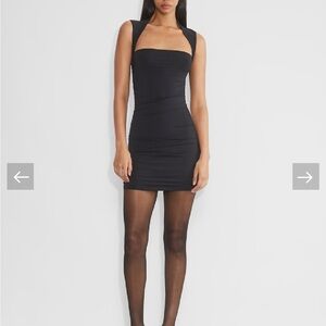 Aritzia Contour Flourish Mini Dress